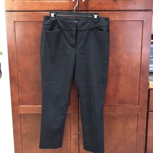 Ann Taylor Loft black cropped pants